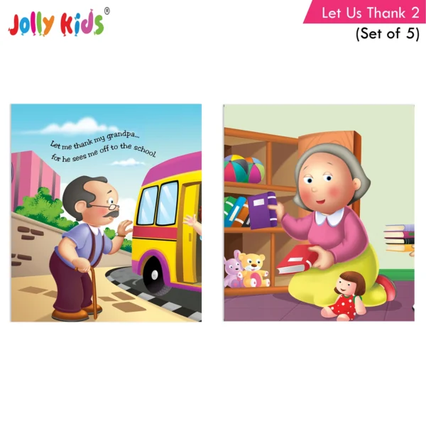 Jolly Kids Let Us Thank Grandpa- Grandma-Friends-Doctor-Teacher (Let Us Thank 2) (Set of 5) - Image 7