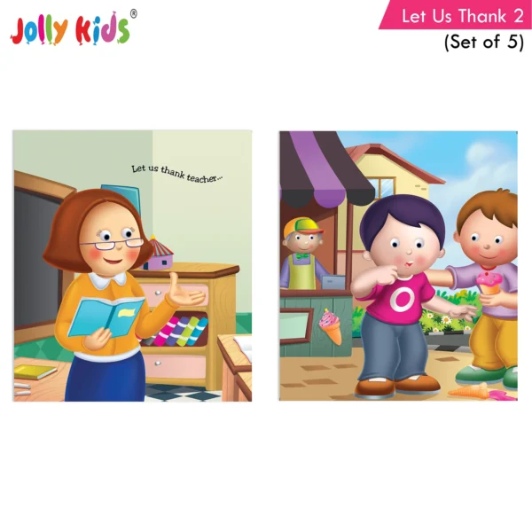 Jolly Kids Let Us Thank Grandpa- Grandma-Friends-Doctor-Teacher (Let Us Thank 2) (Set of 5) - Image 8