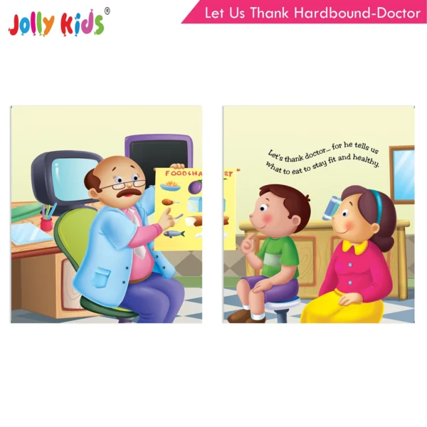 Jolly Kids Let Us Thank Grandpa- Grandma-Friends-Doctor-Teacher (Hardbound) (Blue) - Image 5