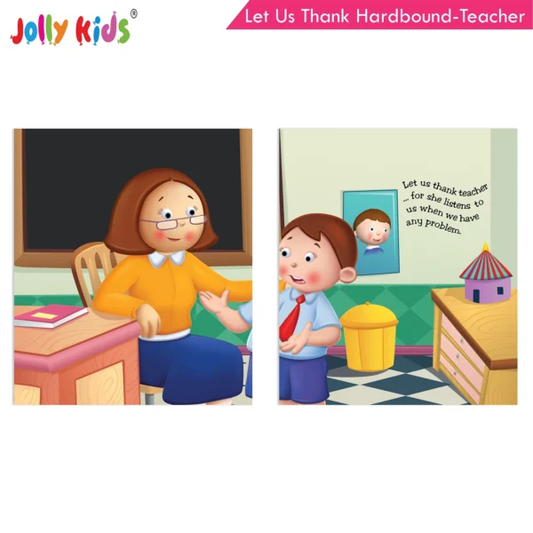 Jolly Kids Let Us Thank Grandpa- Grandma-Friends-Doctor-Teacher (Hardbound) (Blue) - Image 6