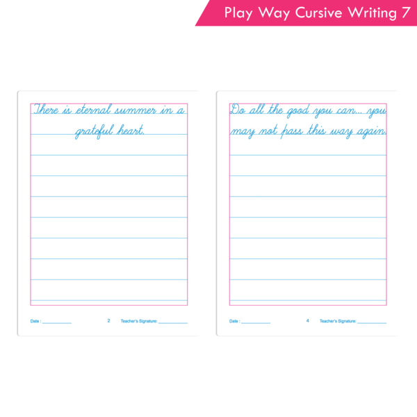 Play Way Cursive Writing 7 - Image 2