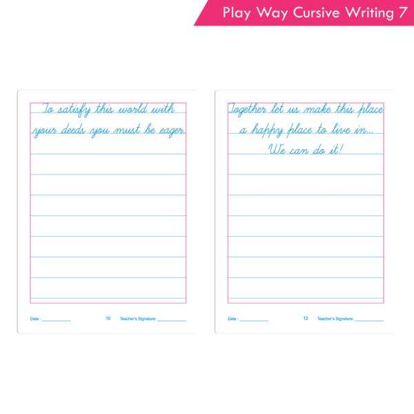 Play Way Cursive Writing 7 - Image 4