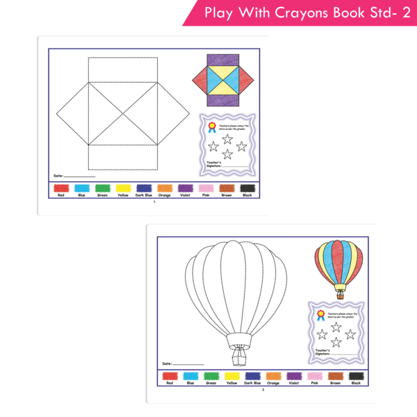 Play with Crayons Book 2 for Std. II - Image 2