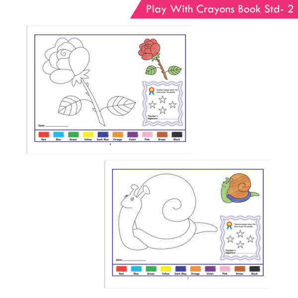 Play with Crayons Book 2 for Std. II - Image 3
