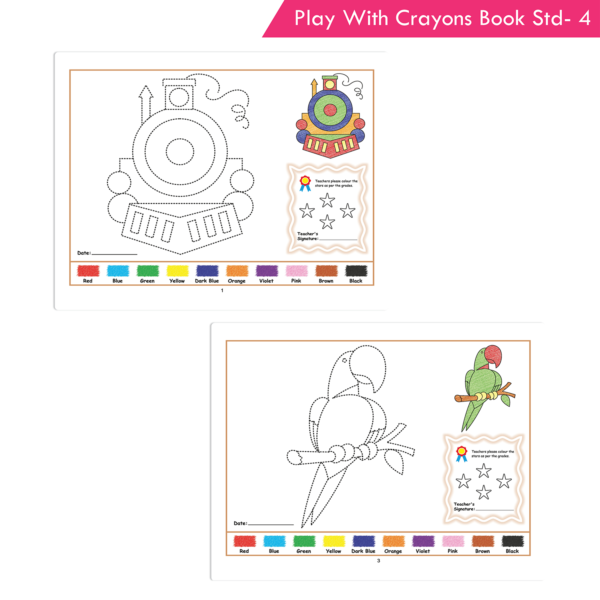 Play with Crayons Book 4 for Std. IV - Image 2