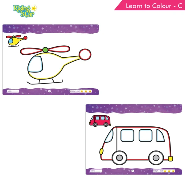 Rising Star Drawing and Colouring and Origami Activity Book for Senior KG (Set of 3) - Image 5