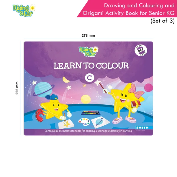 Rising Star Drawing and Colouring and Origami Activity Book for Senior KG (Set of 3) - Image 9