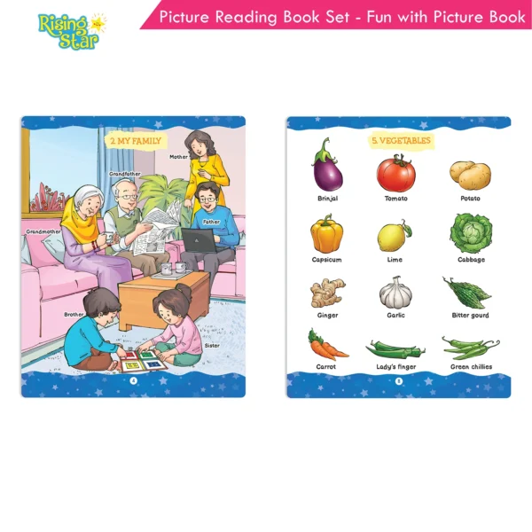 Rising Star Fun with ABC Picture Reading Dictionary Books Set of 2| General Knowledge| ABC Picture Dictionary| Ages 3-6 Years - Image 2