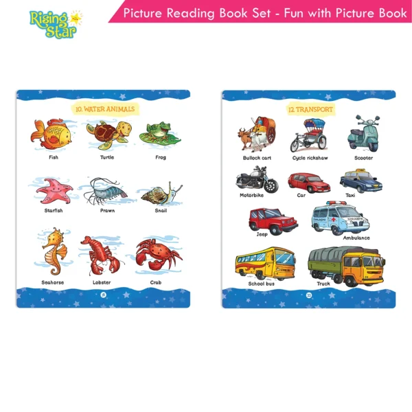 Rising Star Fun with ABC Picture Reading Dictionary Books Set of 2| General Knowledge| ABC Picture Dictionary| Ages 3-6 Years - Image 3
