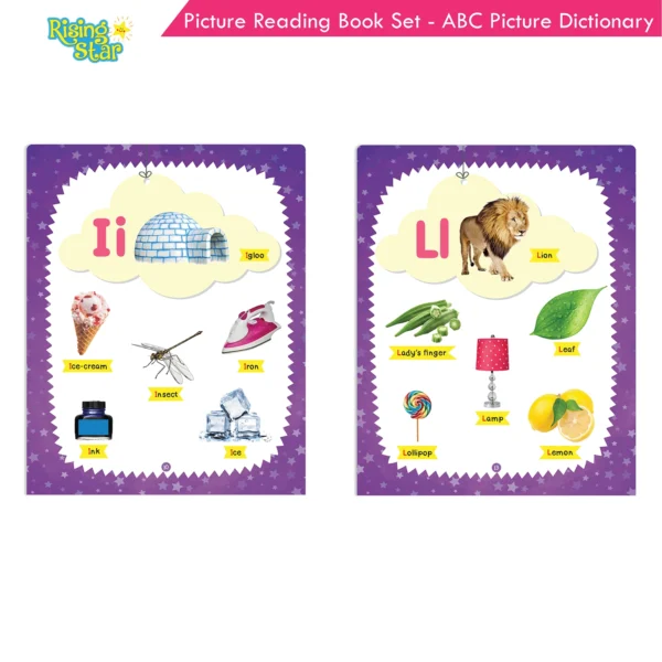 Rising Star Fun with ABC Picture Reading Dictionary Books Set of 2| General Knowledge| ABC Picture Dictionary| Ages 3-6 Years - Image 6