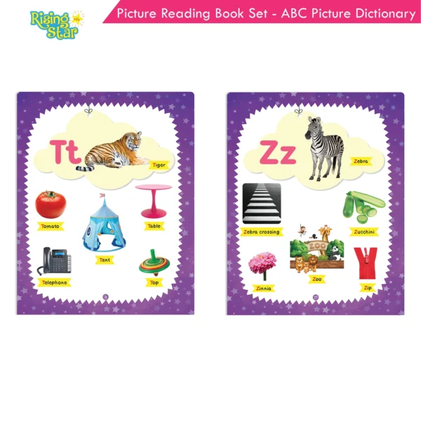 Rising Star Fun with ABC Picture Reading Dictionary Books Set of 2| General Knowledge| ABC Picture Dictionary| Ages 3-6 Years - Image 7