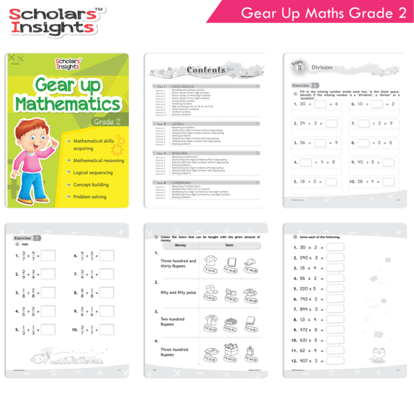 Scholars Insights Gear Up English and Maths Grade 3 Books Set (Set of 2) - Image 5