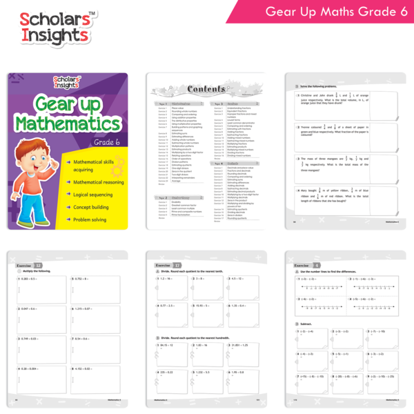 Scholars Insights Gear Up English and Maths Grade 6 Books Set (Set of 2) - Image 4