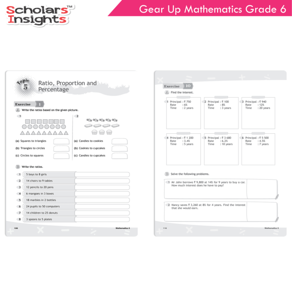 Scholars Insights Gear Up English and Maths Grade 6 Books Set (Set of 2) - Image 8