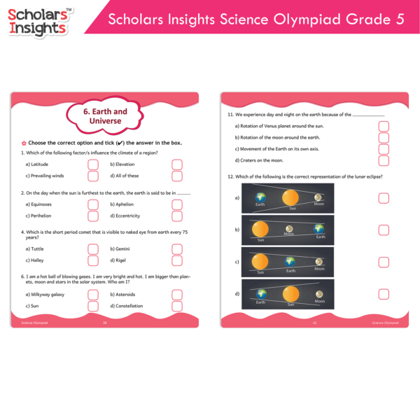 Scholars Insights Olympiad English, Maths and Science Book 5 Set (Set of 3) - Image 7