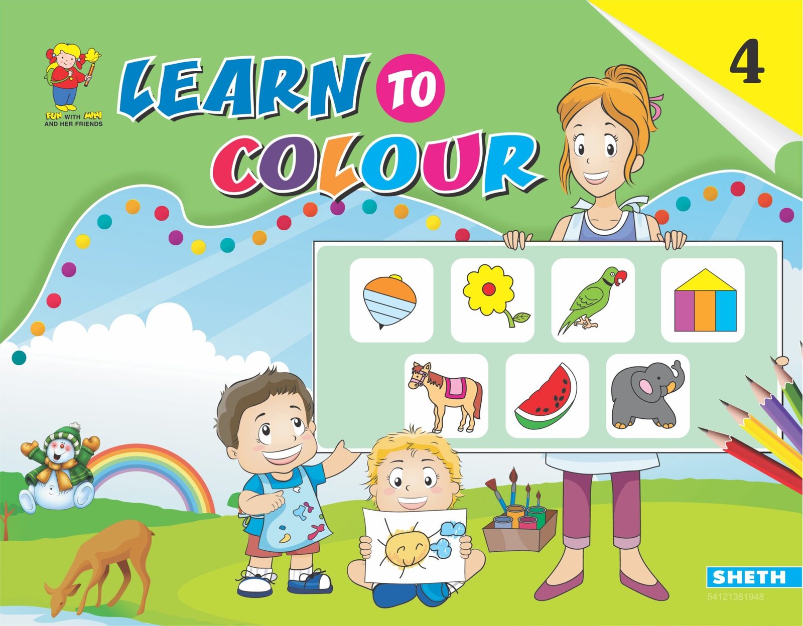 Sheth Books Learn To Colour Book 4 1