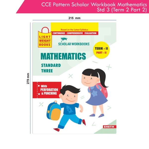 CCE Pattern Nigam Scholar Workbooks Mathematics Standard 3 Term 2 Part 2 (Maharashtra State Board Syllabus Books) - Image 9