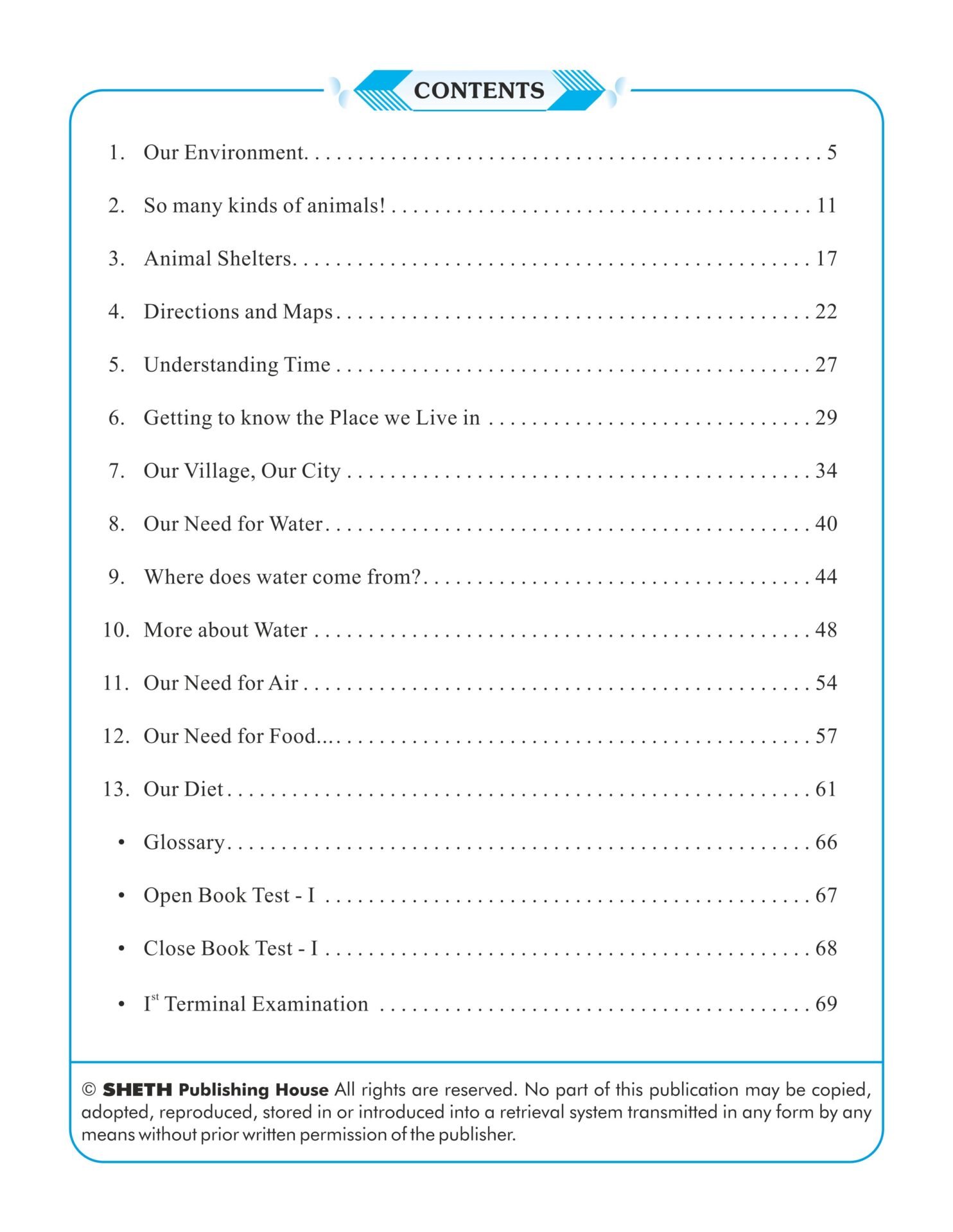 CCE Pattern Nigam Scholar Workbooks Environmental Studies EVS Brihanmumbai Standard 3 Term 1 2