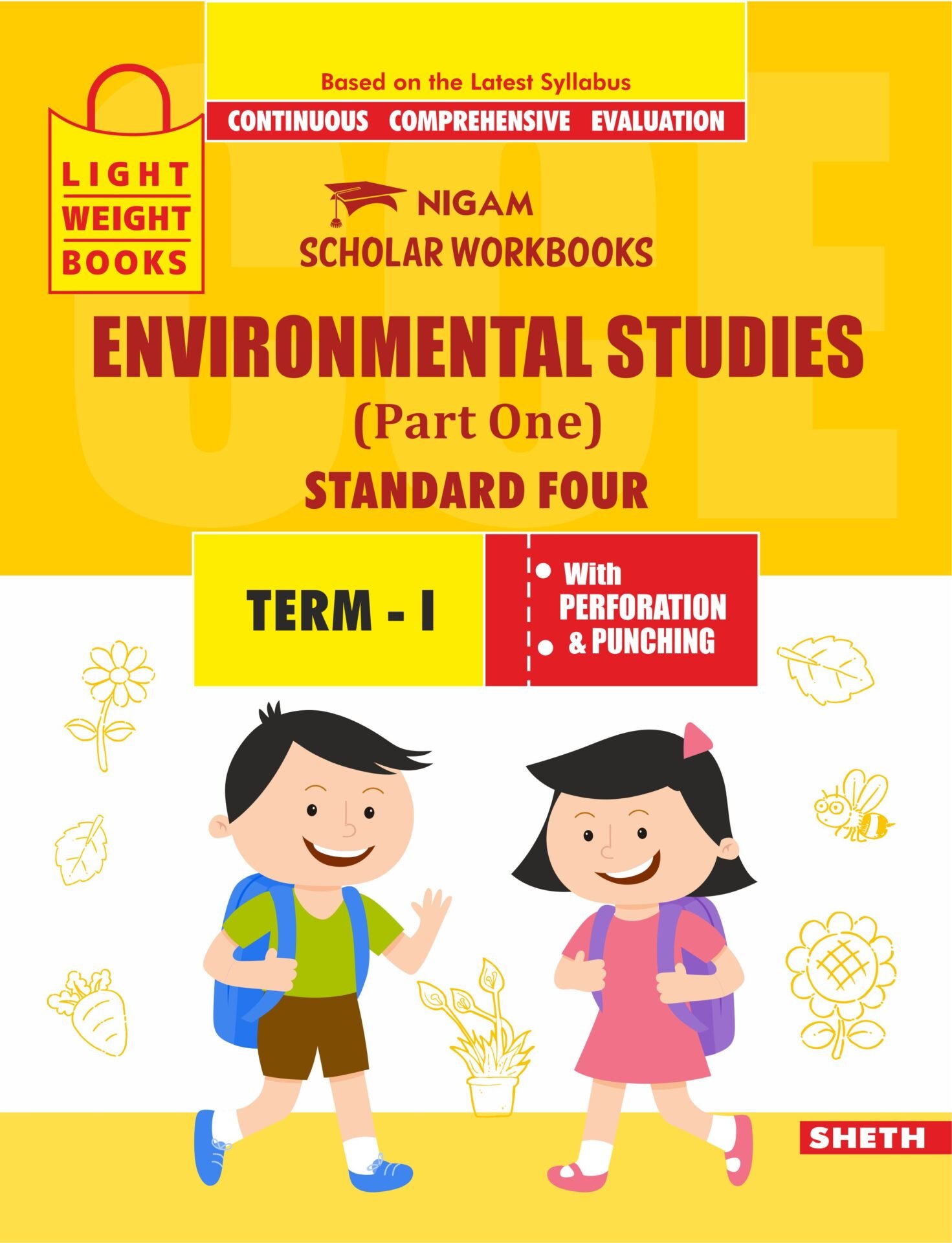 CCE Pattern Nigam Scholar Workbooks Environmental Studies EVS Part One Standard 4 Term 1 1