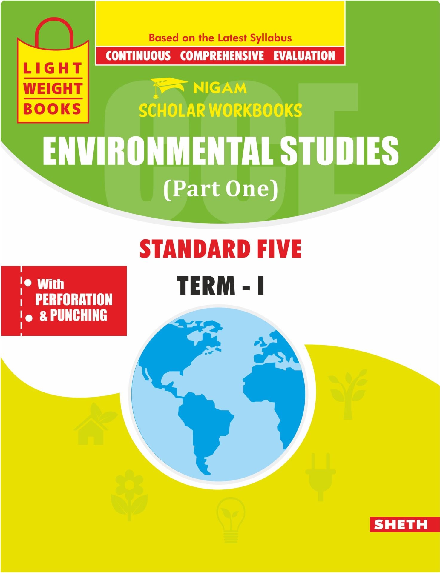CCE Pattern Nigam Scholar Workbooks Environmental Studies EVS Part One Standard 5 Term 1 1
