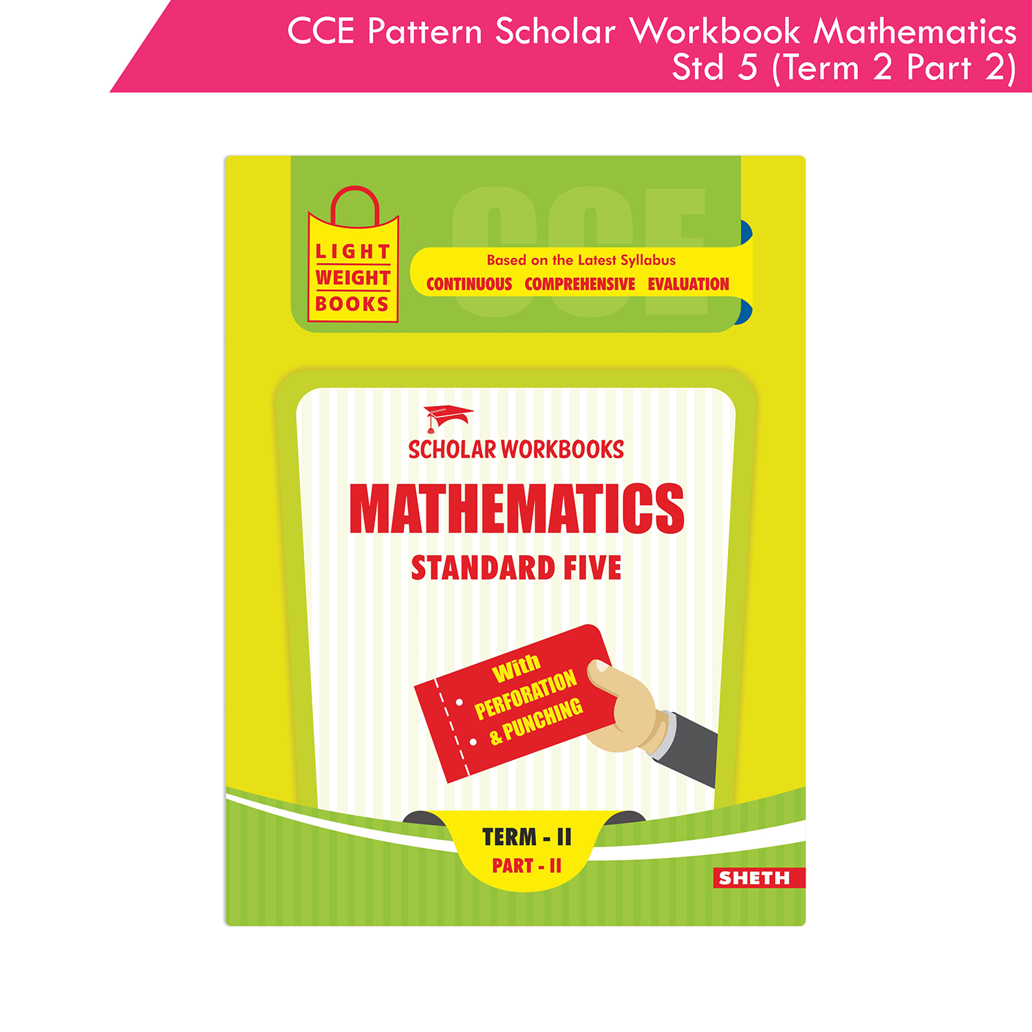 CCE Pattern Nigam Scholar Workbooks Mathematics Standard 5 Term 2 Part 2 (Maharashtra State Board Syllabus Books)
