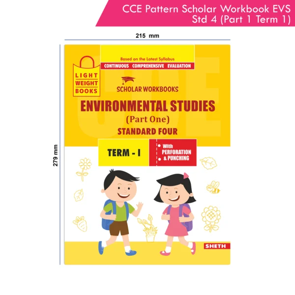 CCE Pattern Nigam Scholar Workbooks Environmental Studies (EVS Part One) Standard 4 Term 1 (Maharashtra State Board Syllabus Books) - Image 9