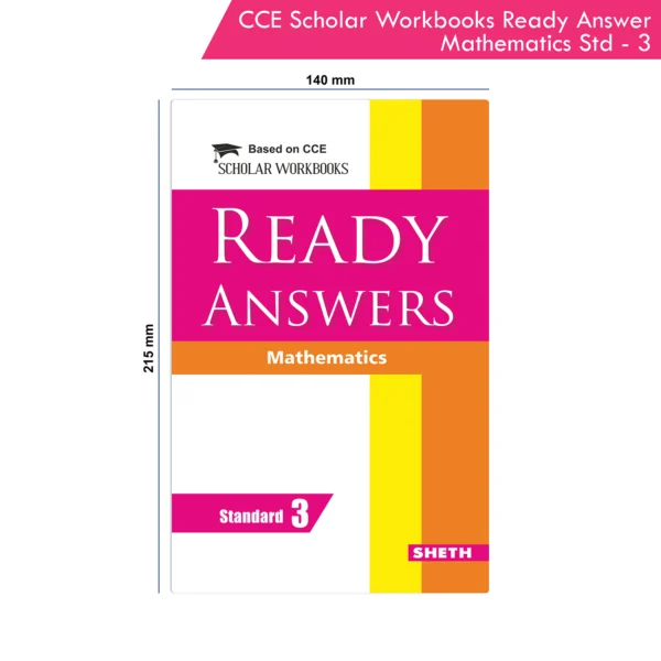 Nigam CCE Scholar Workbooks Ready Answers Mathematics Standard 3 (Maharashtra State Board Syllabus Books) - Image 9