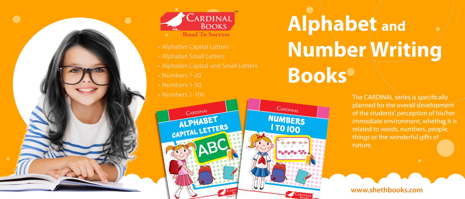 Cardinal Alphabet Number Writing