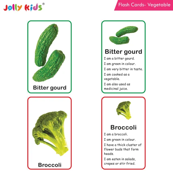 Jolly Kids Flash Card - Vegetables - Image 3