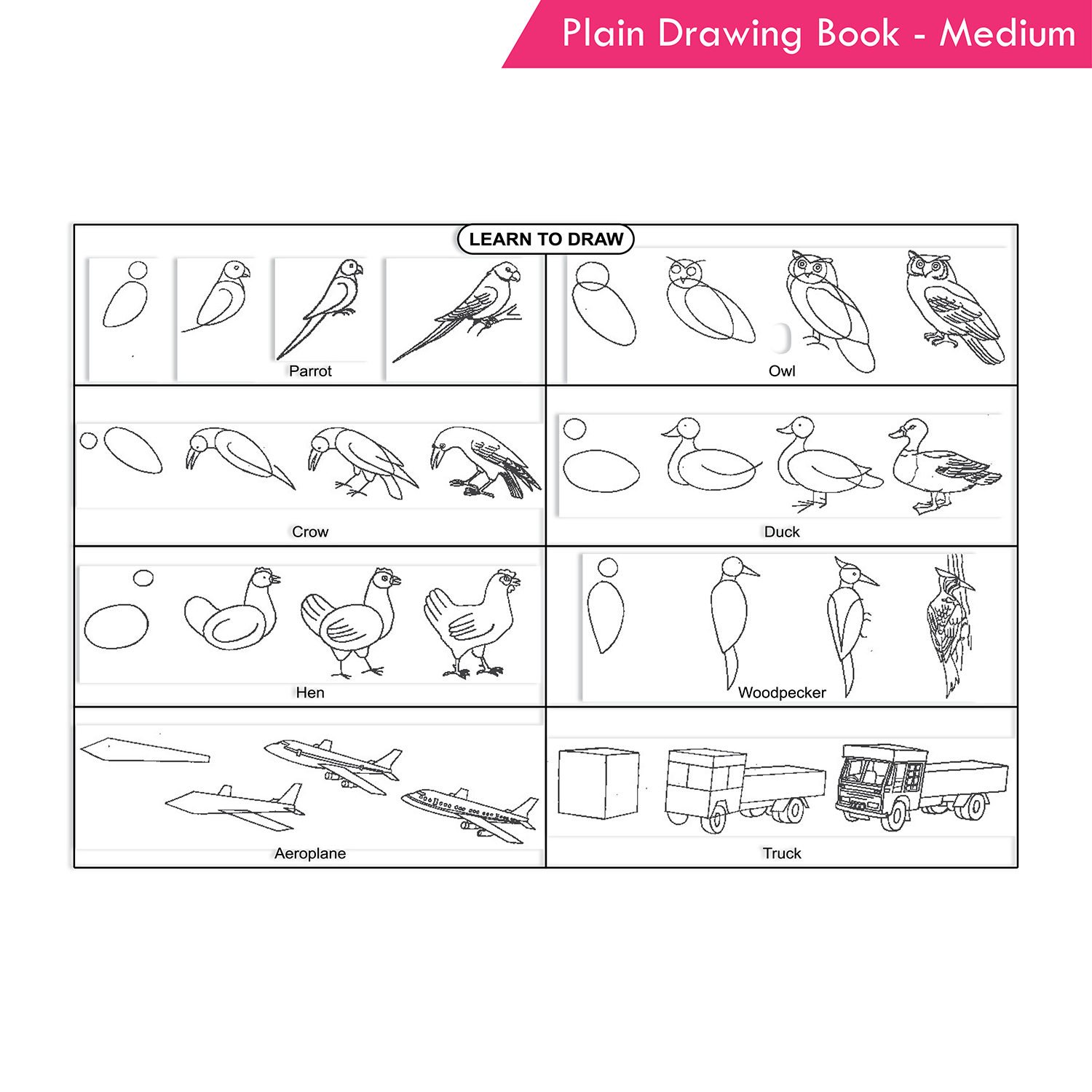 Plain Drawing Book - Medium - Image 4