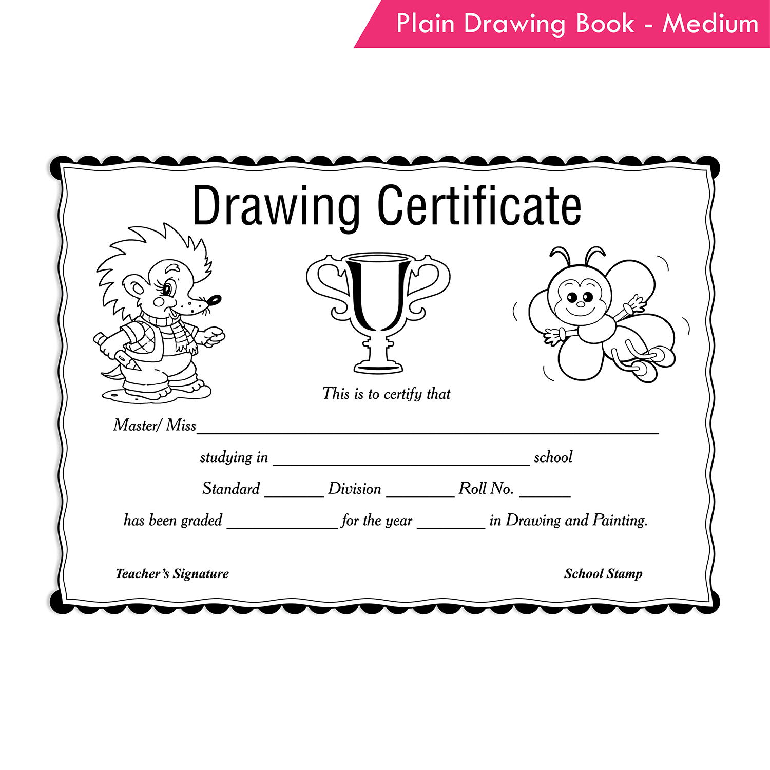 Plain Drawing Book - Medium - Image 8