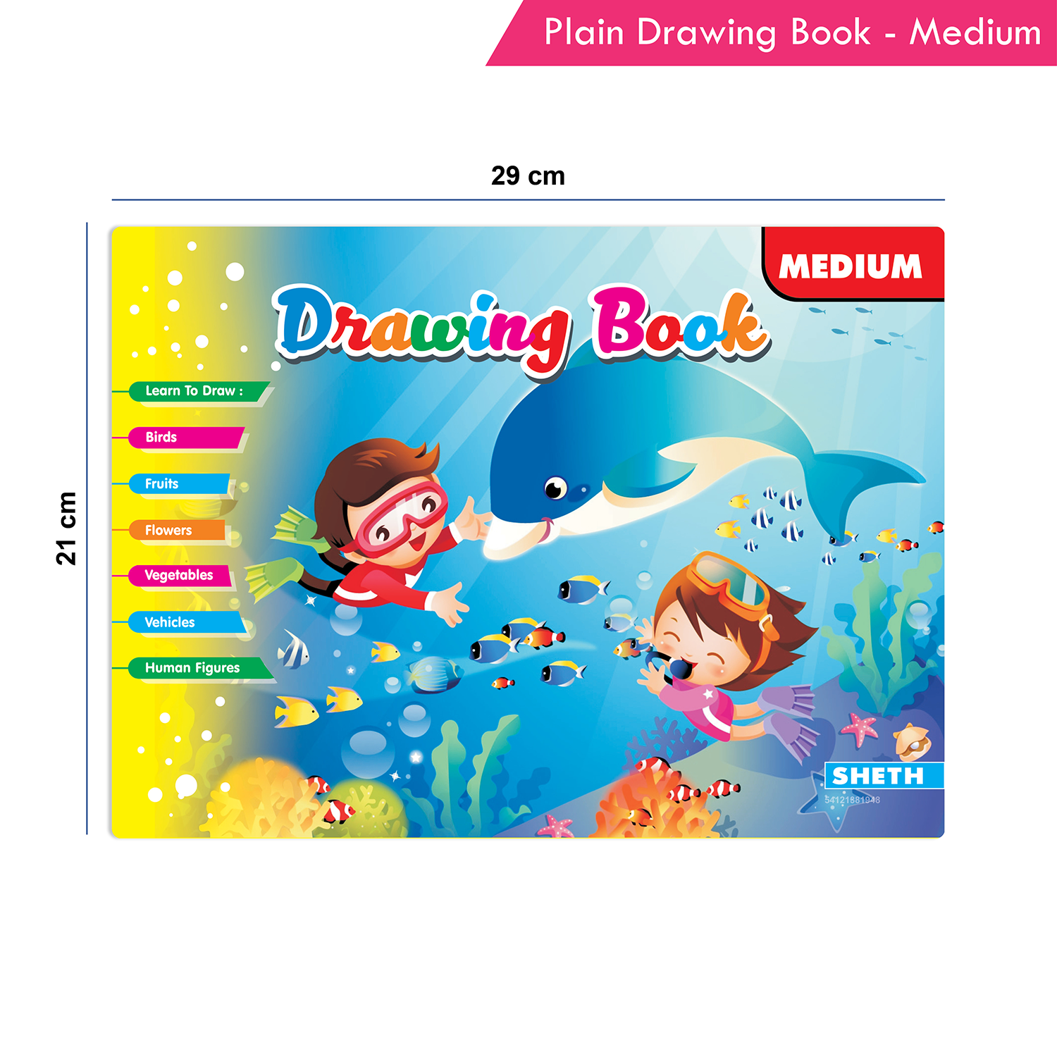Plain Drawing Book - Medium - Image 9