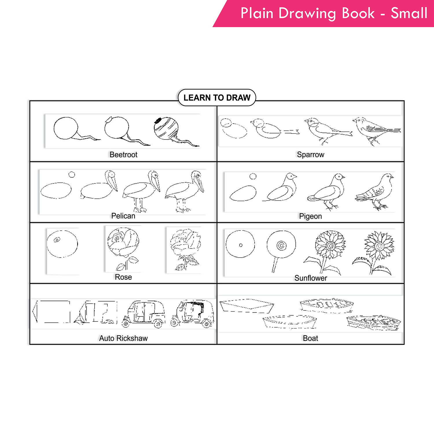 Plain Drawing Book - Small - Image 4