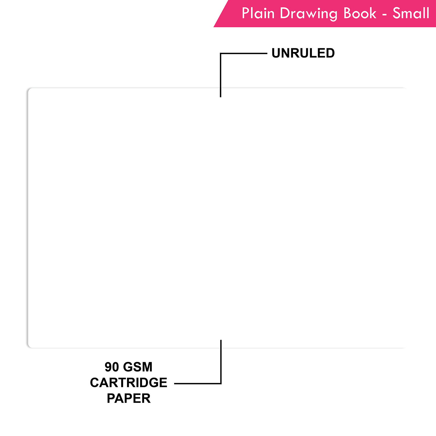 Plain Drawing Book - Small - Image 7