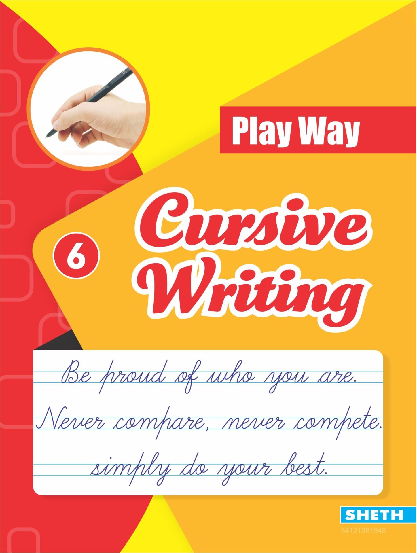 Sheth Books Play Way Cursive Writing 6 1