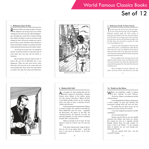 World Famous Classics Book (Set of 12) - Image 5