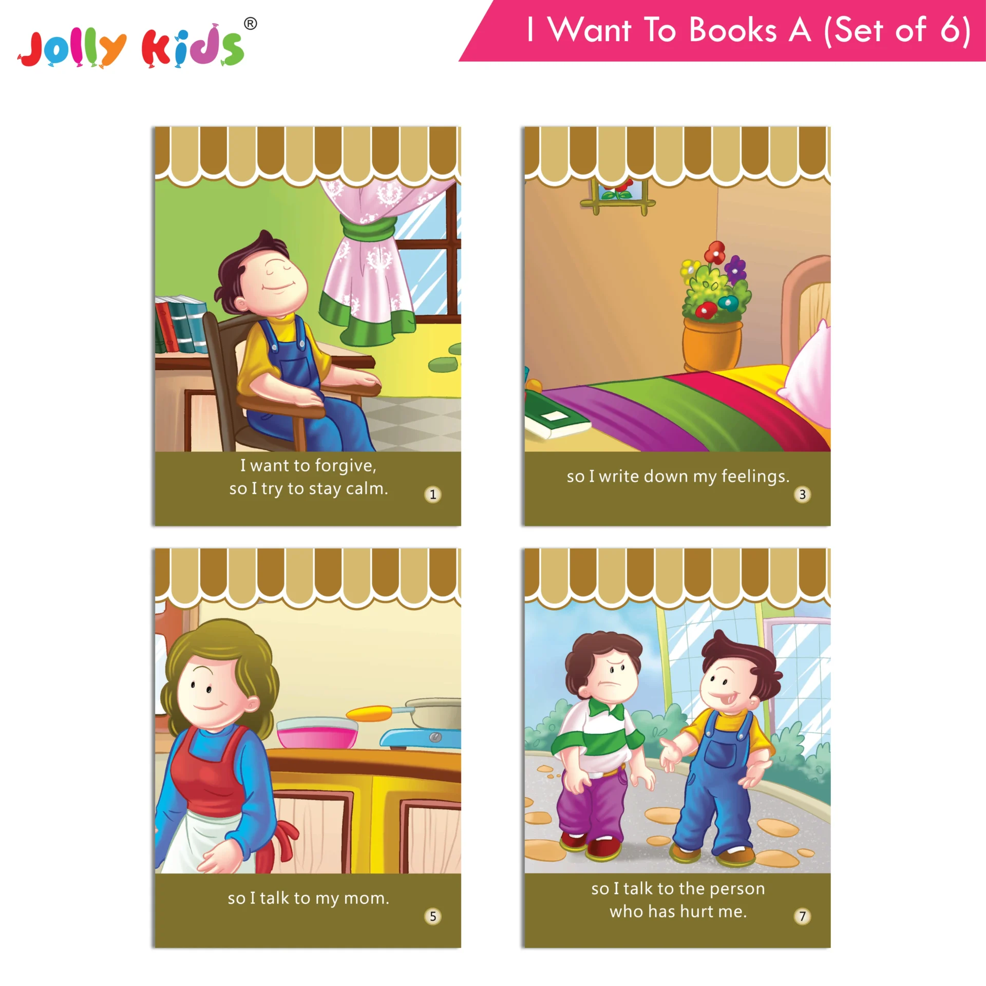 Jolly Kids I Want To Books A Set (Set of 6) - Image 6