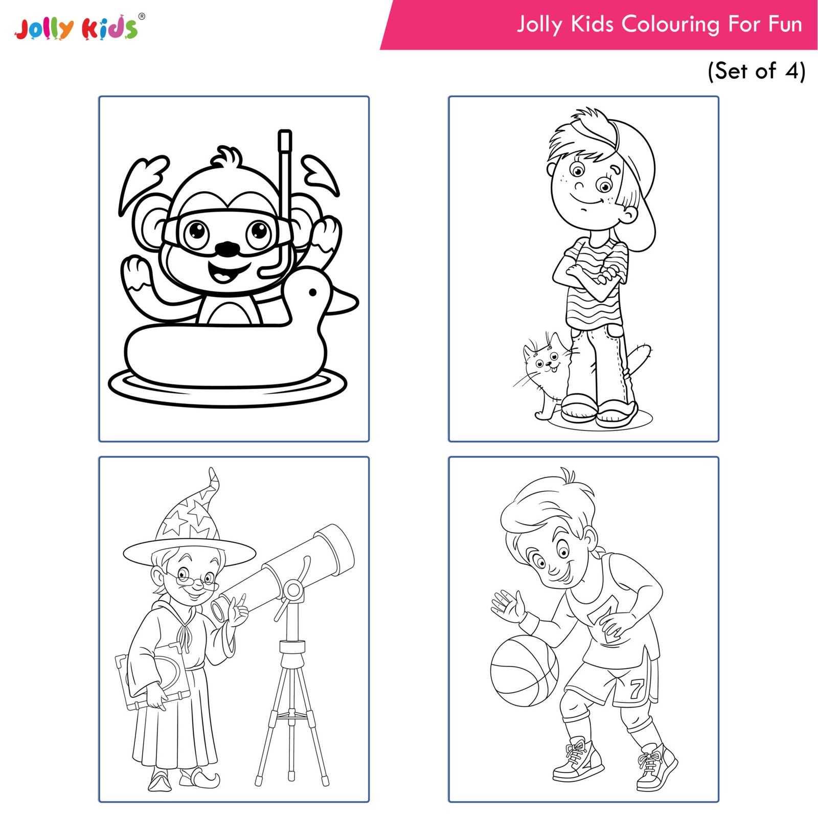 Coloring Books for Seniors | Sets of 4