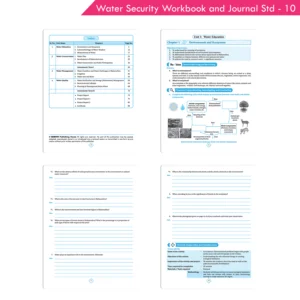 Nigam Water Security Workbook and Journal Standard 10 (As per Maharashtra State Board)