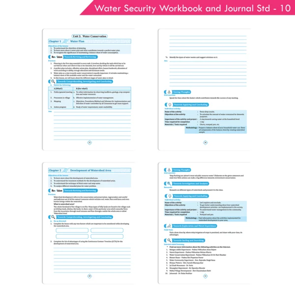 Water Security Workbook and Journal Standard 10 (As per Maharashtra ...