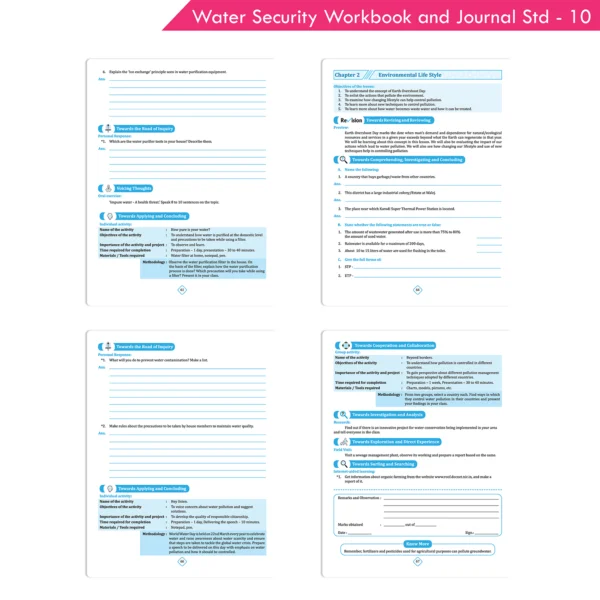 Water Security Workbook and Journal Standard 10 (As per Maharashtra ...