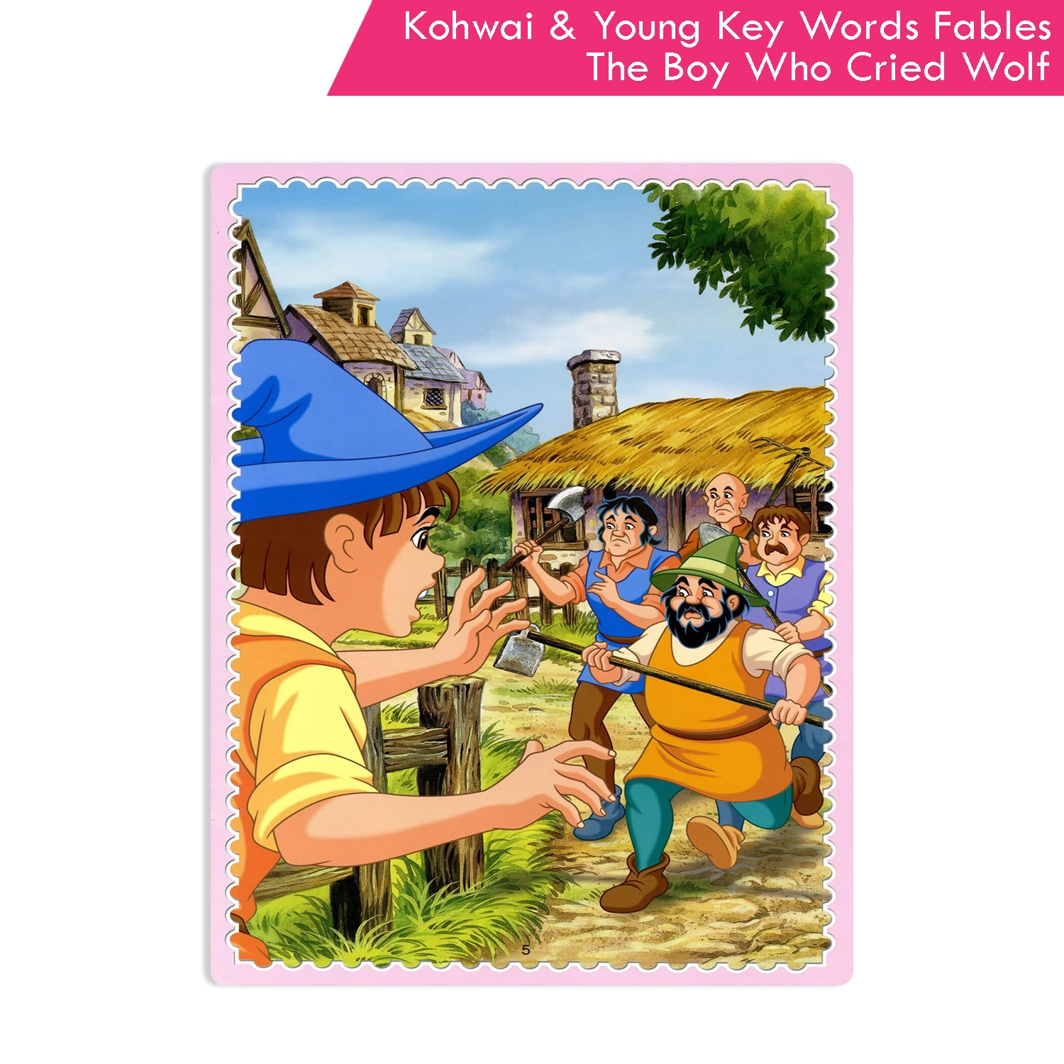 Kohwai And Young Key Words Fables Reading Series - The Boy Who cried Wolf - Image 4