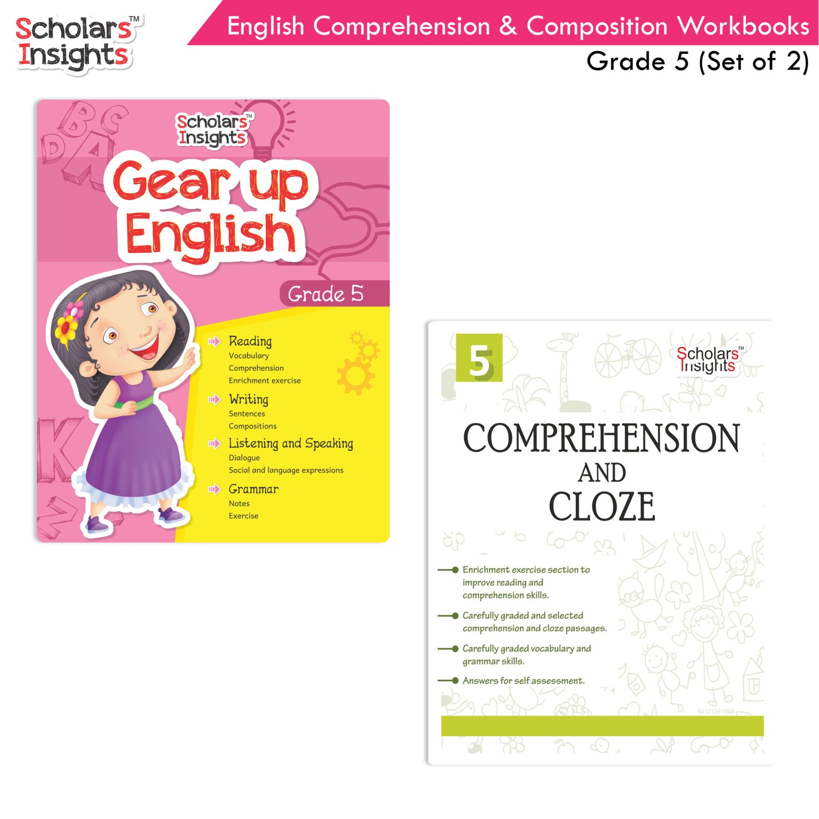 Scholars Insights English Comprehension Composition Workbook Grade 5 1