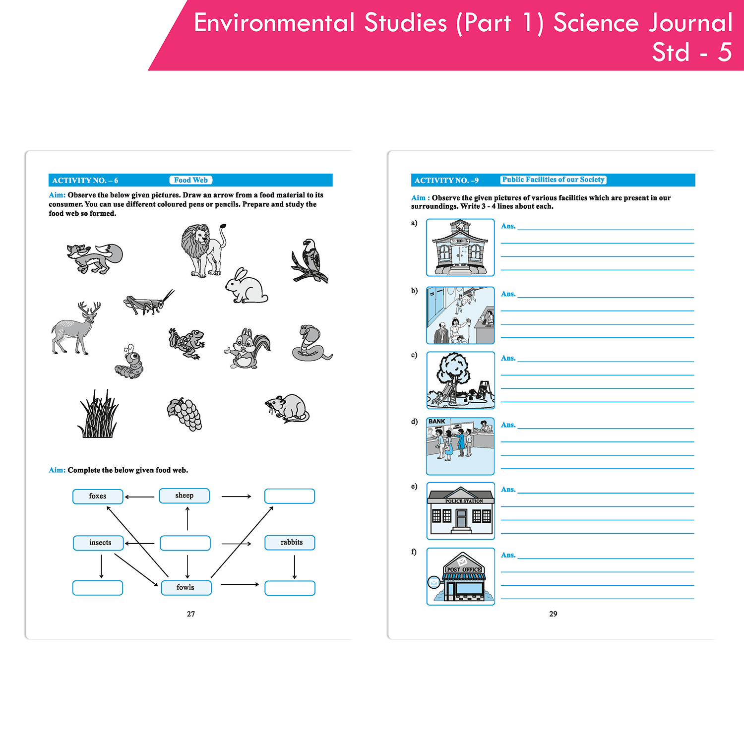 Environmental Studies (Part 1) Science Journal Std.5 - Image 8