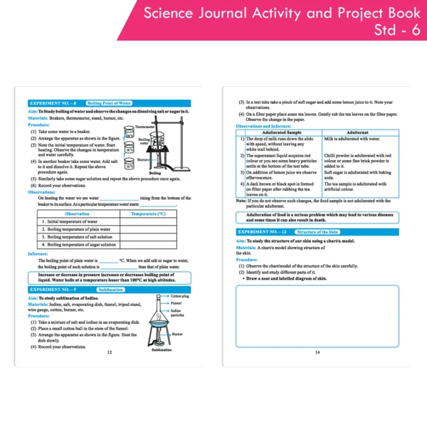 Science Journal Activity and Project Book Std.6 - Your One-Stop Shop ...