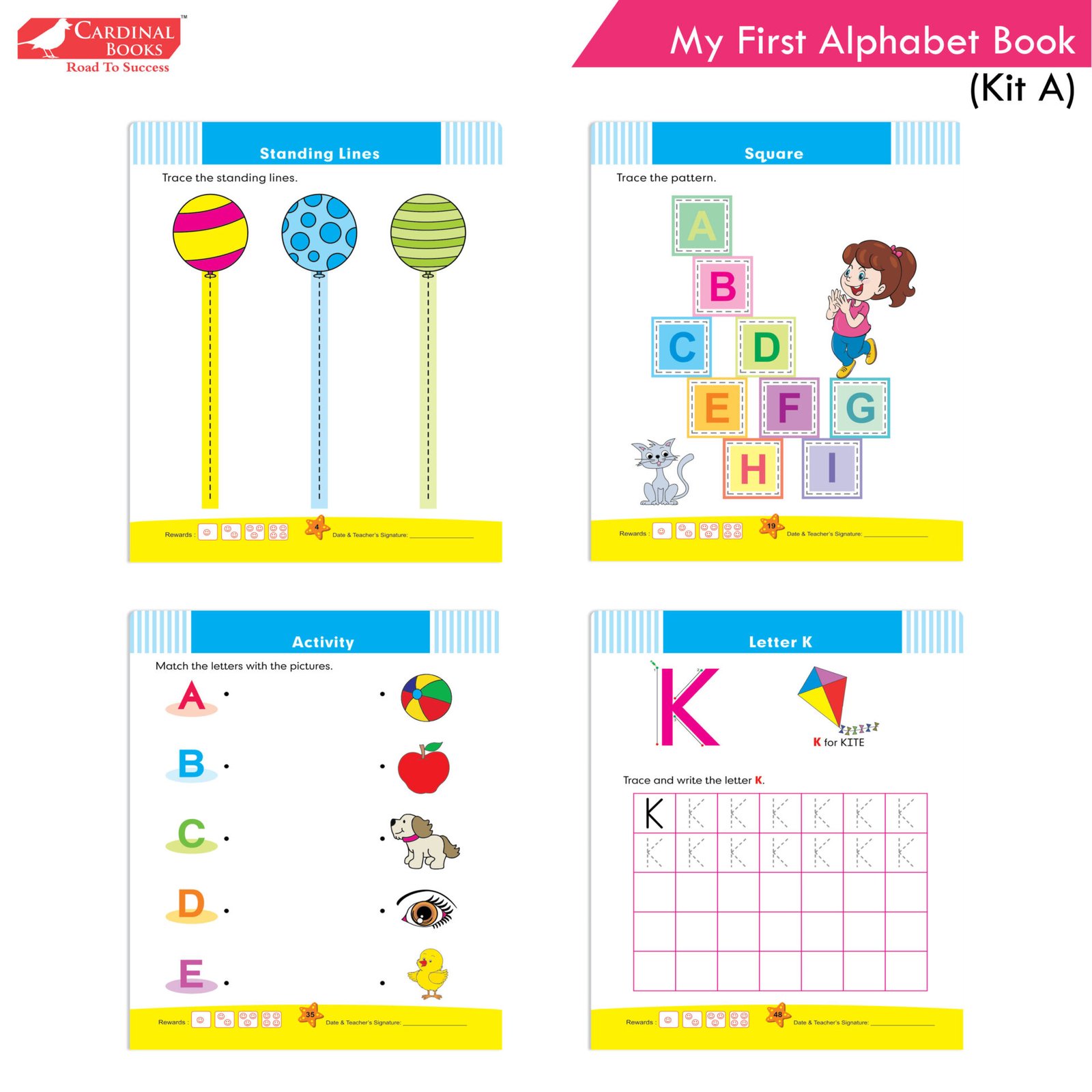 Cardinal Books Preschool Learning Playgroup Kit A (7)