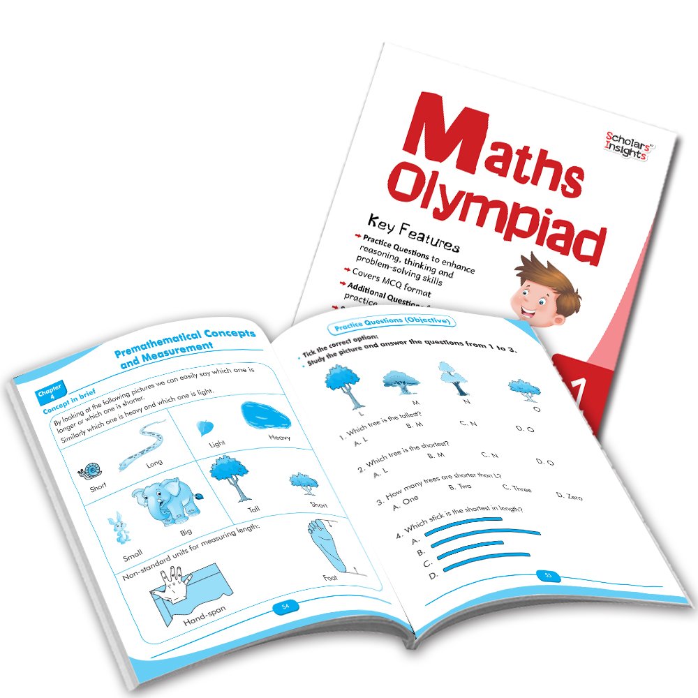 Grade 1 Maths Combo Workbooks Set of 4 Mental Maths, Gear up, Olympiad, Challenging Maths (6)