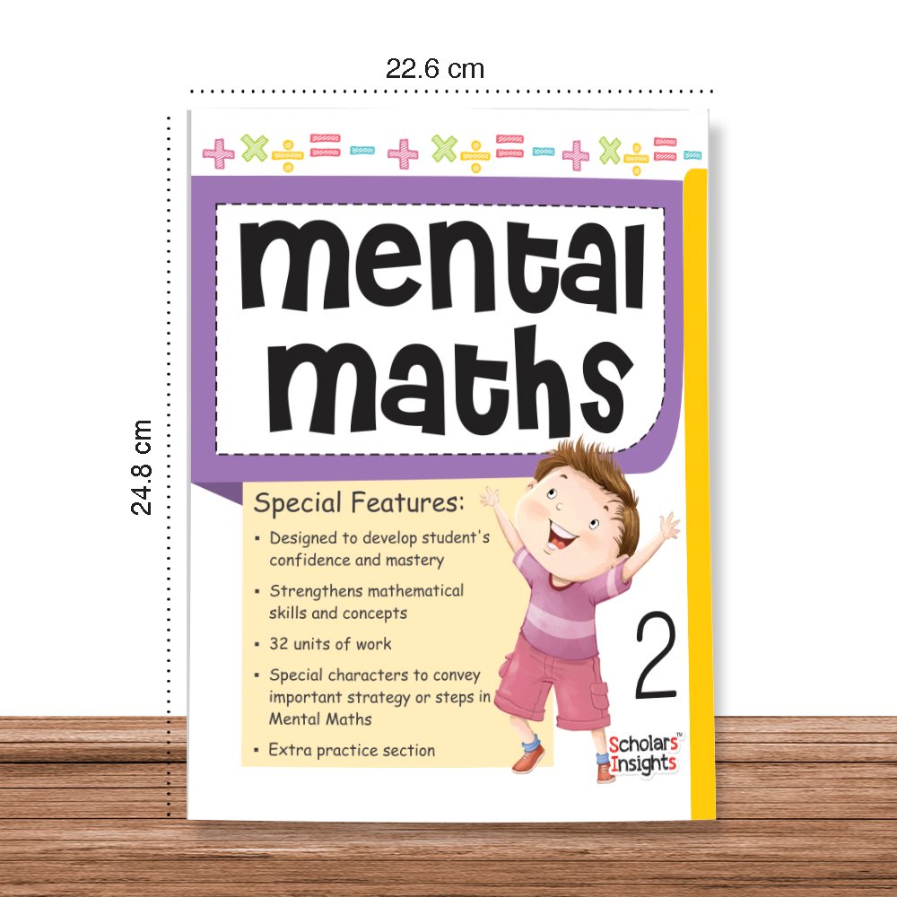 Grade 2 Maths Combo Workbooks Set of 4 Mental Maths, Gear Up, Challenging Maths, Olympiad Maths (2)