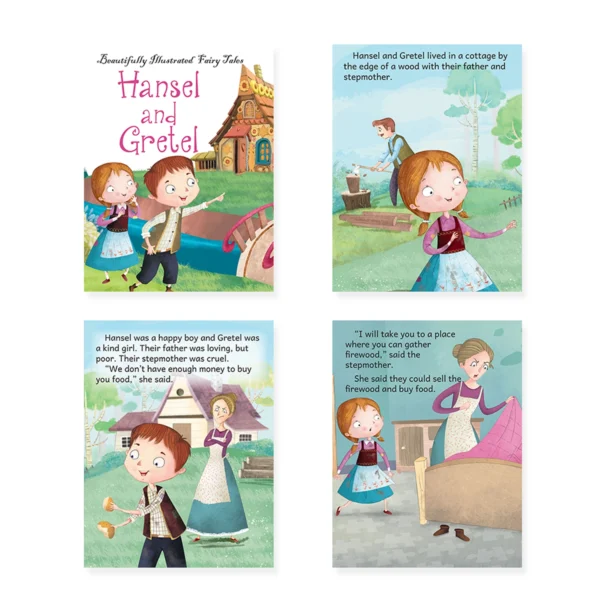 Jolly Kids Beautifully Illustrated Fairy Tales 4 in 1 Books B (Set of 2) - Image 4