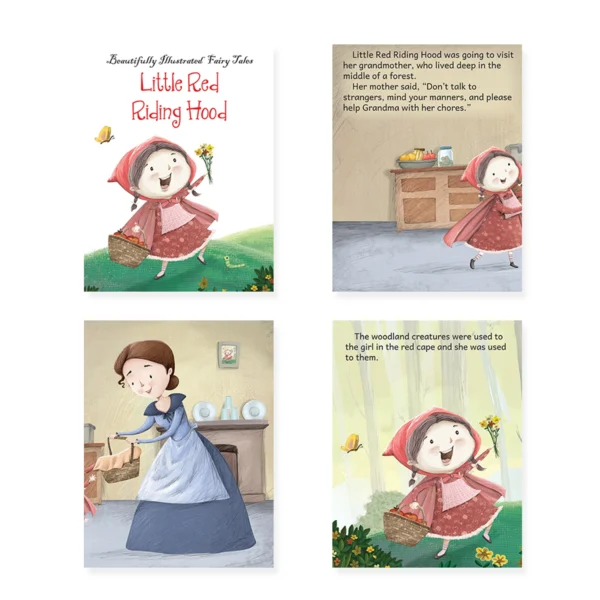 Jolly Kids Beautifully Illustrated Fairy Tales 4 in 1 Books B (Set of 2) - Image 6
